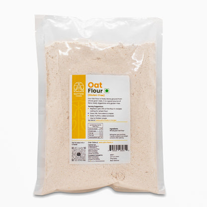 Image 10 of Sattvic Foods Oat Flour | Stone-Ground, Whole-Grain & Gluten-Free