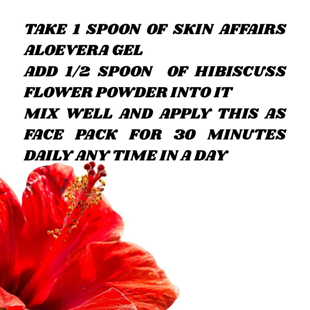 Image 4 of Lewisia In Organics Hibiscus Flower Powder for Face Pack & Hair Mask