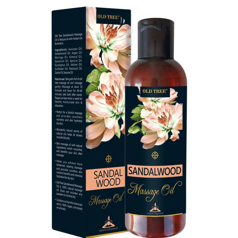 Image 1 of 100 ml / Pack of 1 for the product Old Tree Sandalwood Body Massage Oil