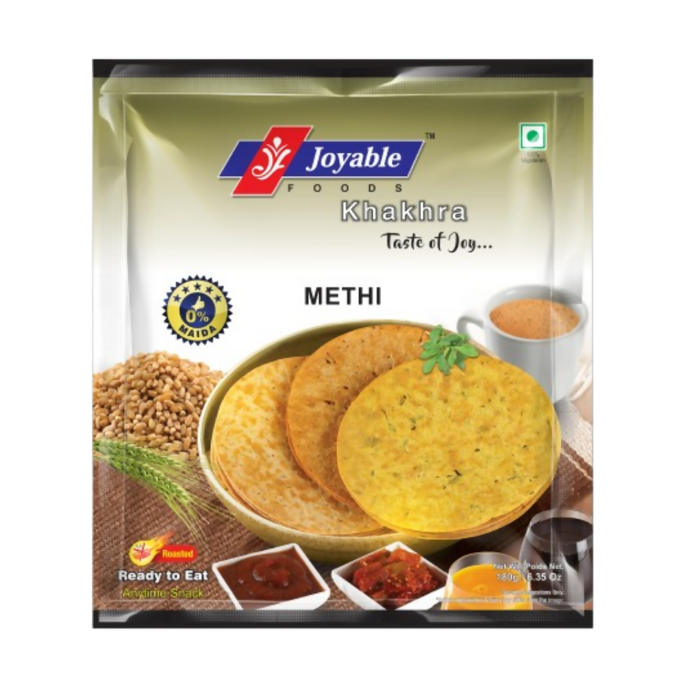 Image 1 of 200 gm / Pack of 1 for the product Joyable Methi Khakhra