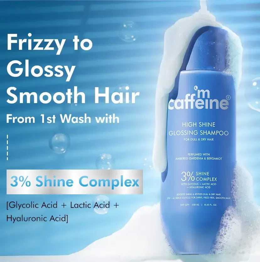 Image 4 of mCaffeine High Shine Glossing Shampoo
