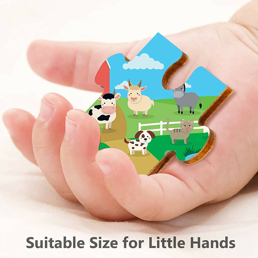 Image 4 of Webby Farm House Wooden Jigsaw Puzzle- 40 Pcs