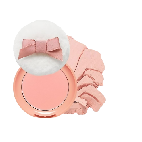 Image 1 of Etude House Lovely Cookie Pressed Powder Blush - Apricot Pea