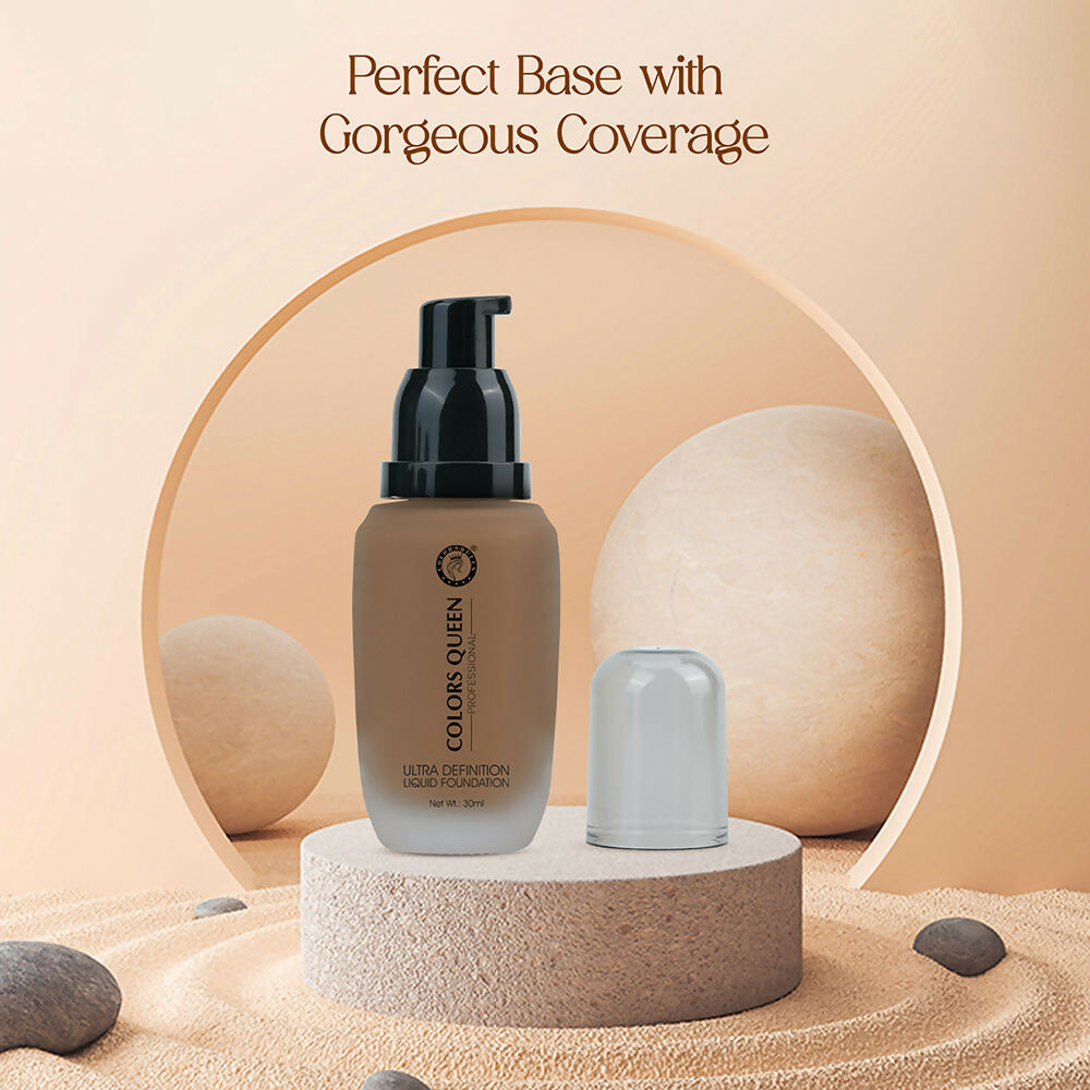 Image 2 of Colors Queen Ultra Definition Liquid Foundation - Caramel