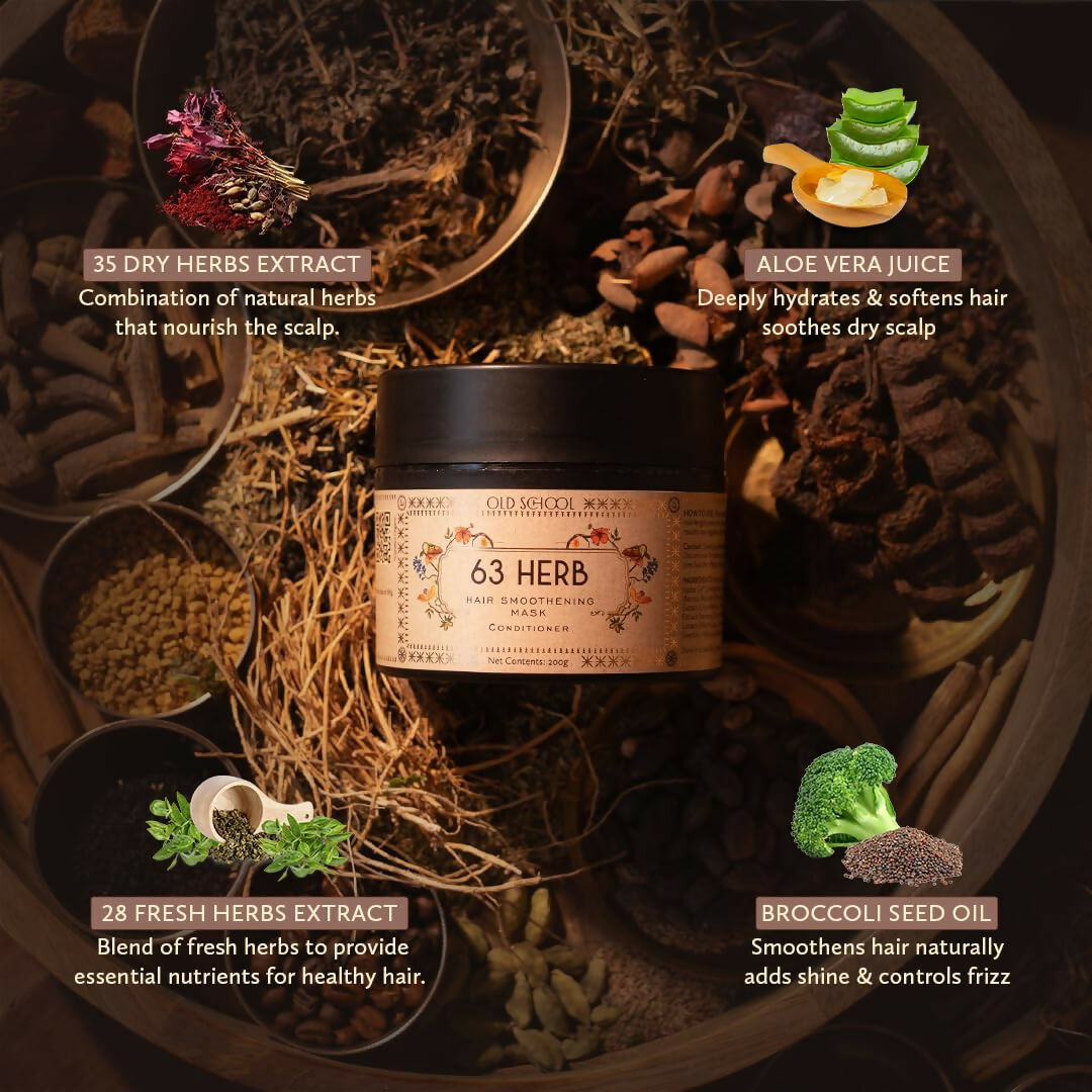 Image 4 of Old School Rituals 63-Herb Hair Smoothening Mask