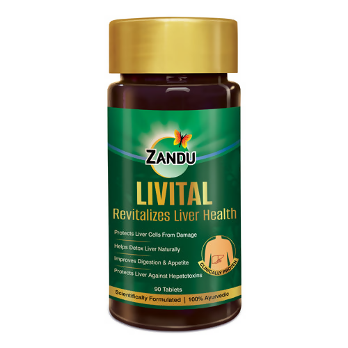 Image 1 of 90 tabs for the product Zandu Livital Tablets