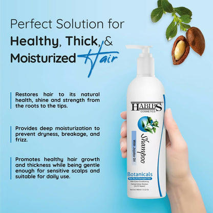 Image 3 of Habibs Professional Hair Shampoo with Jojoba Oil Botanicals For Anti Hair Fall
