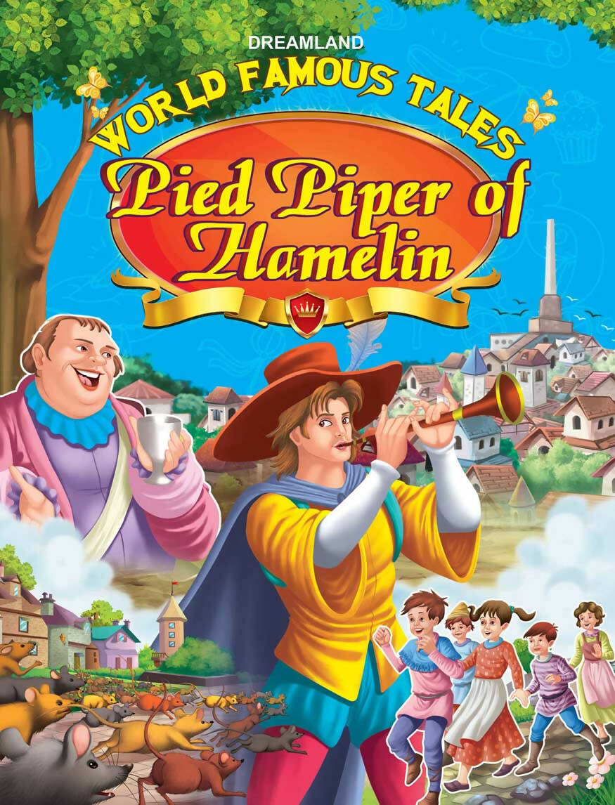 Image 1 of Paperback for the product Dreamland World Famous Tales- Pied Piper Of Hamelin