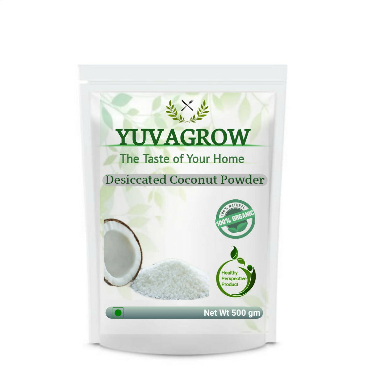 Image 1 of 500 gm / Pack of 1 for the product Yuvagrow Desiccated Coconut Powder