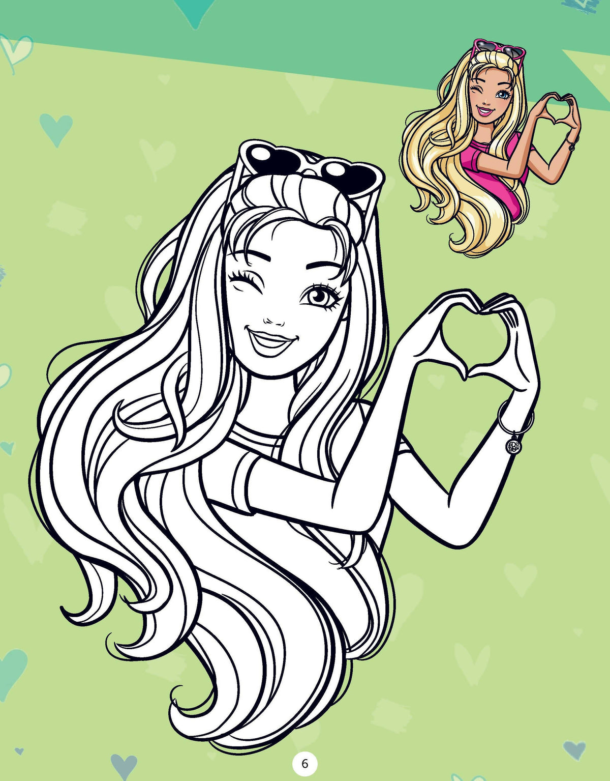Image 3 of Dreamland Publications Barbie Copy Colouring Book : Children Drawing, Painting & Colouring Book