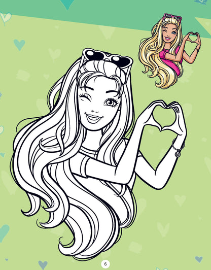 Image 3 of Dreamland Publications Barbie Copy Colouring Book : Children Drawing, Painting & Colouring Book
