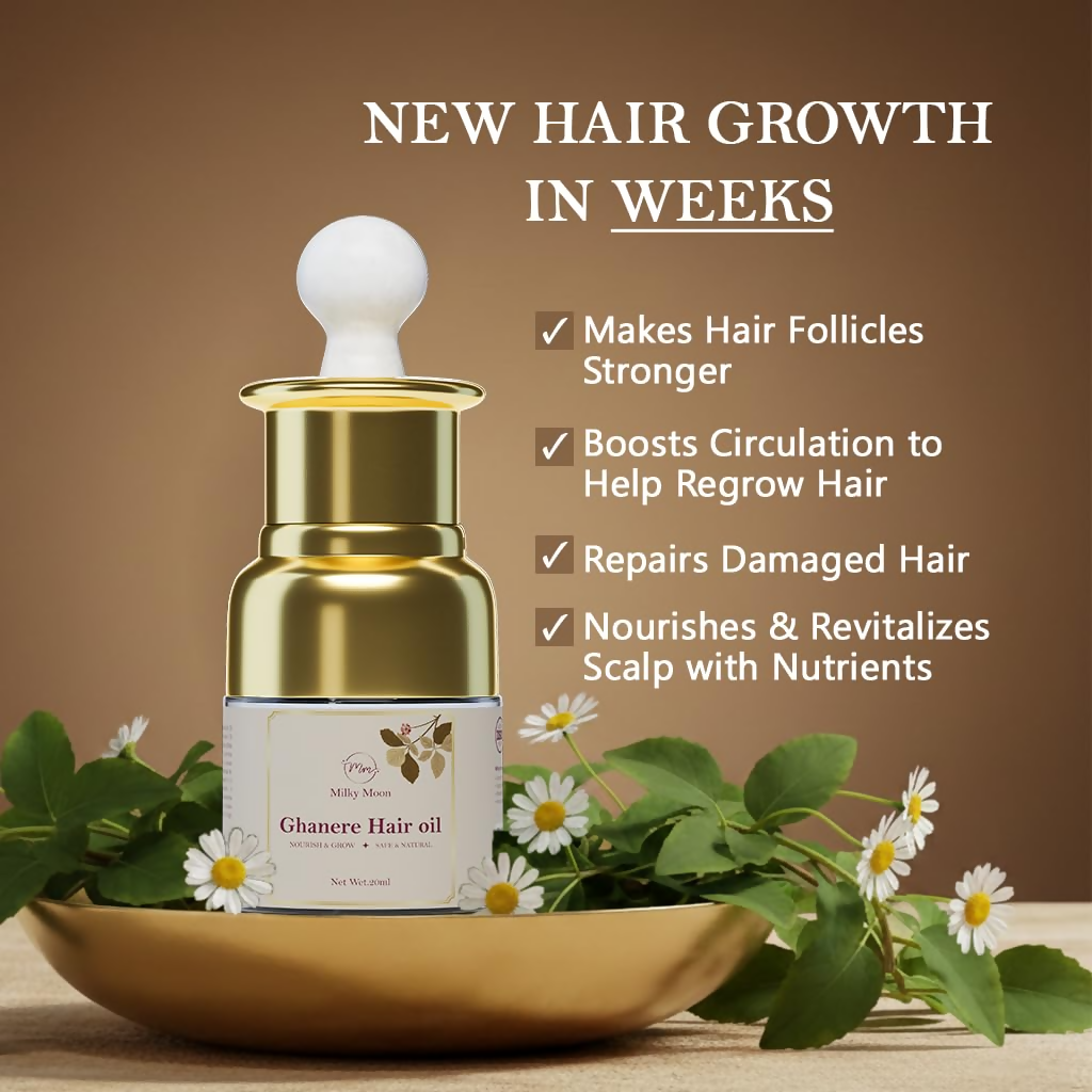 Image 2 of Milky Moon Ghanere Hair Oil for Hair Growth & Anti Hair Fall