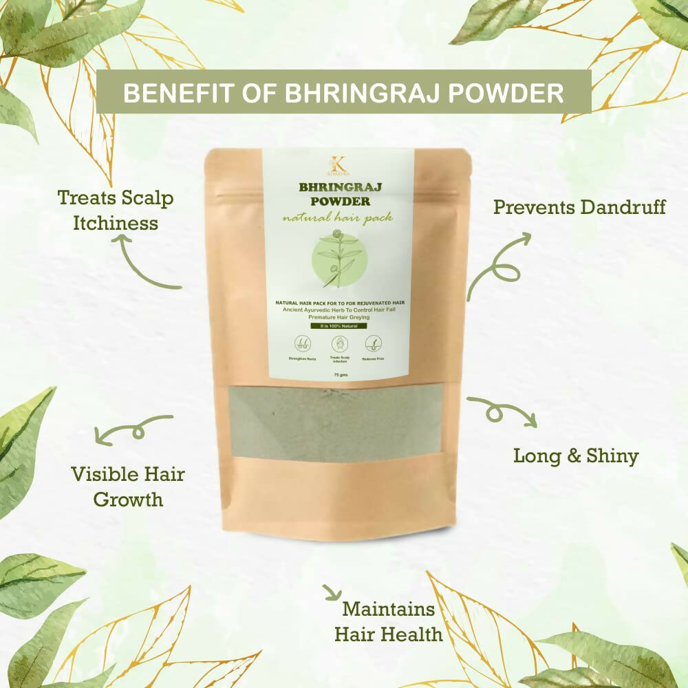 Image 3 of Kimayra Bhringraj Powder For Hair Growth & Reduces Frizz