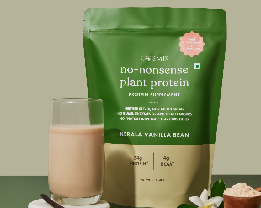 Image 1 of Cosmix No Nonsense Plant Protein Kerala Vanilla Bean