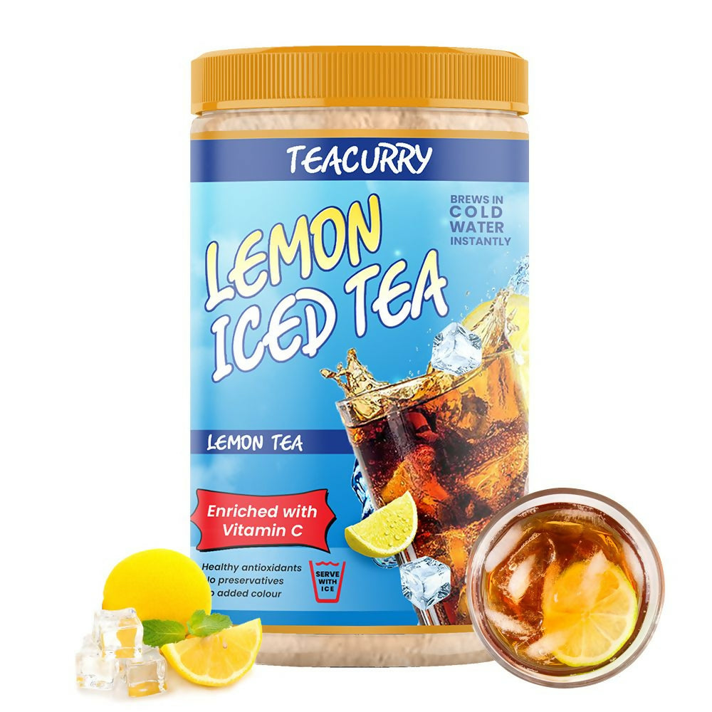 Image 1 of 160 gm / Pack of 1 for the product Teacurry Lemon Instant Iced Tea Mix