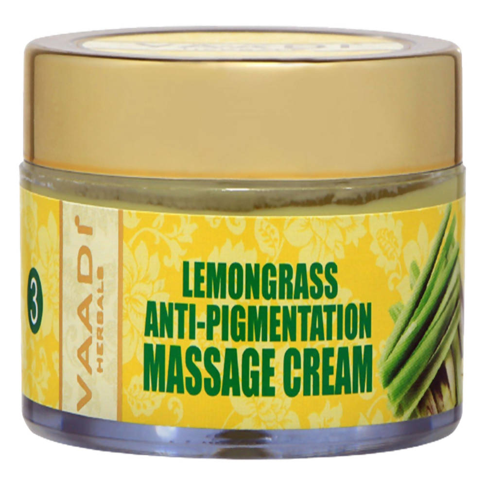 Image 1 of 50 gm / Pack of 1 for the product Vaadi Herbals Lemongrass Anti Pigmentation Massage Cream