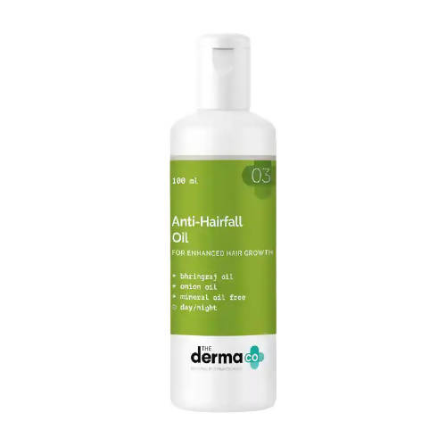 Image 1 of 100 ml for the product The Derma Co Anti-Hair Fall Oil for Enhanced Hair Growth