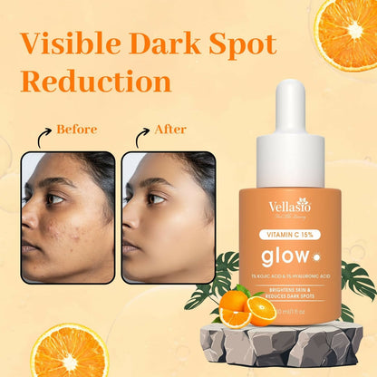 Image 2 of Vellasio 15% Vitamin C Serum with Hyaluronic Acid & Kojic Acid