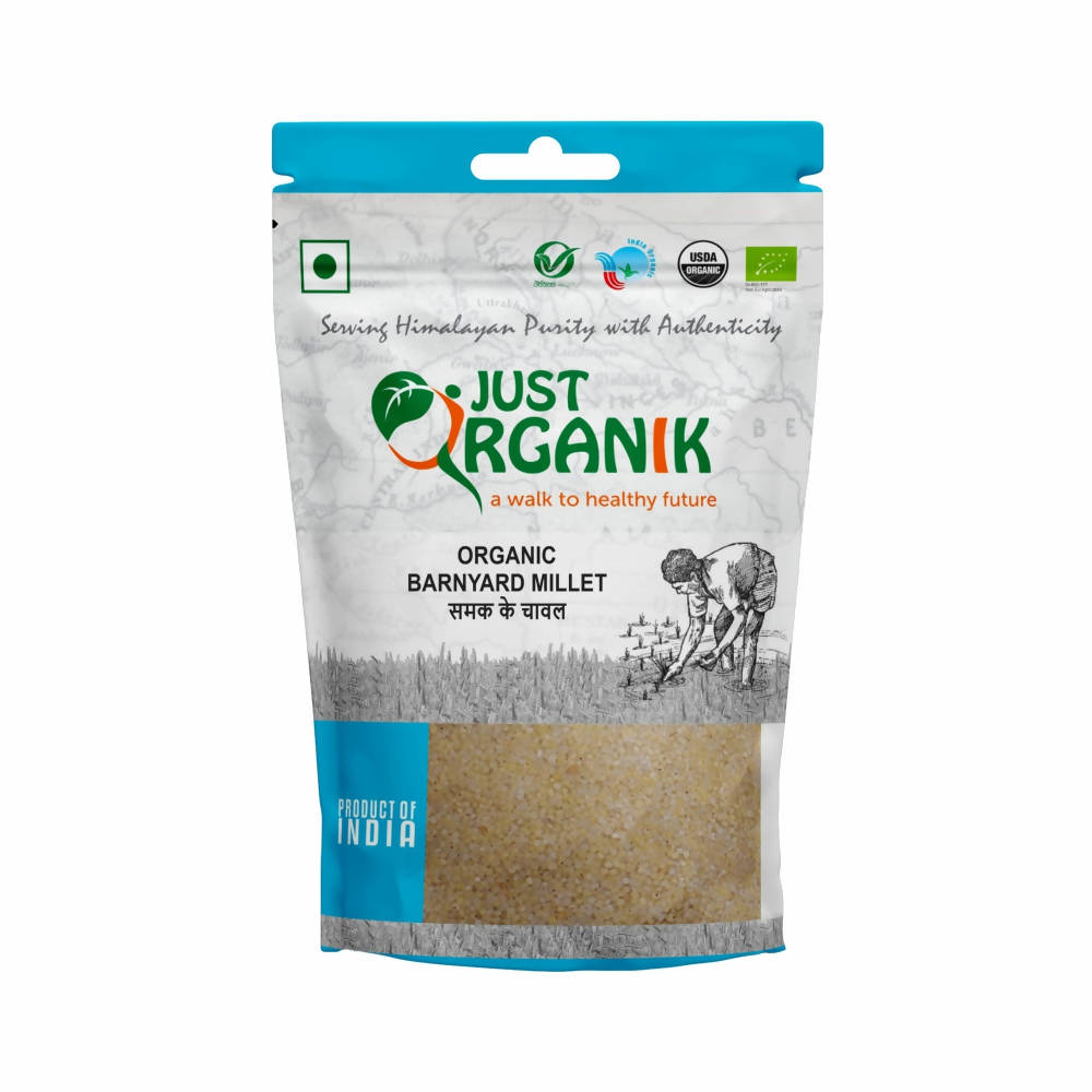 Image 1 of 500 gm for the product Just Organik Barnyard Millet (Samak Ke Chawal)