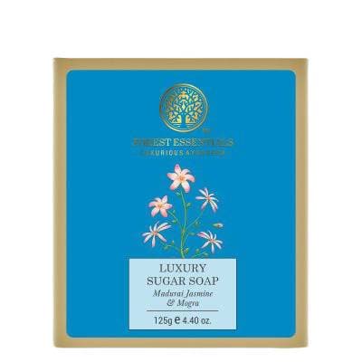 Image 1 of Forest Essentials Luxury Sugar Soap Madurai Jasmine & Mogra