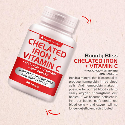 Image 2 of Bounty Bliss Iron Folic Acid Supplement - Vital Support for Energy and Wellness