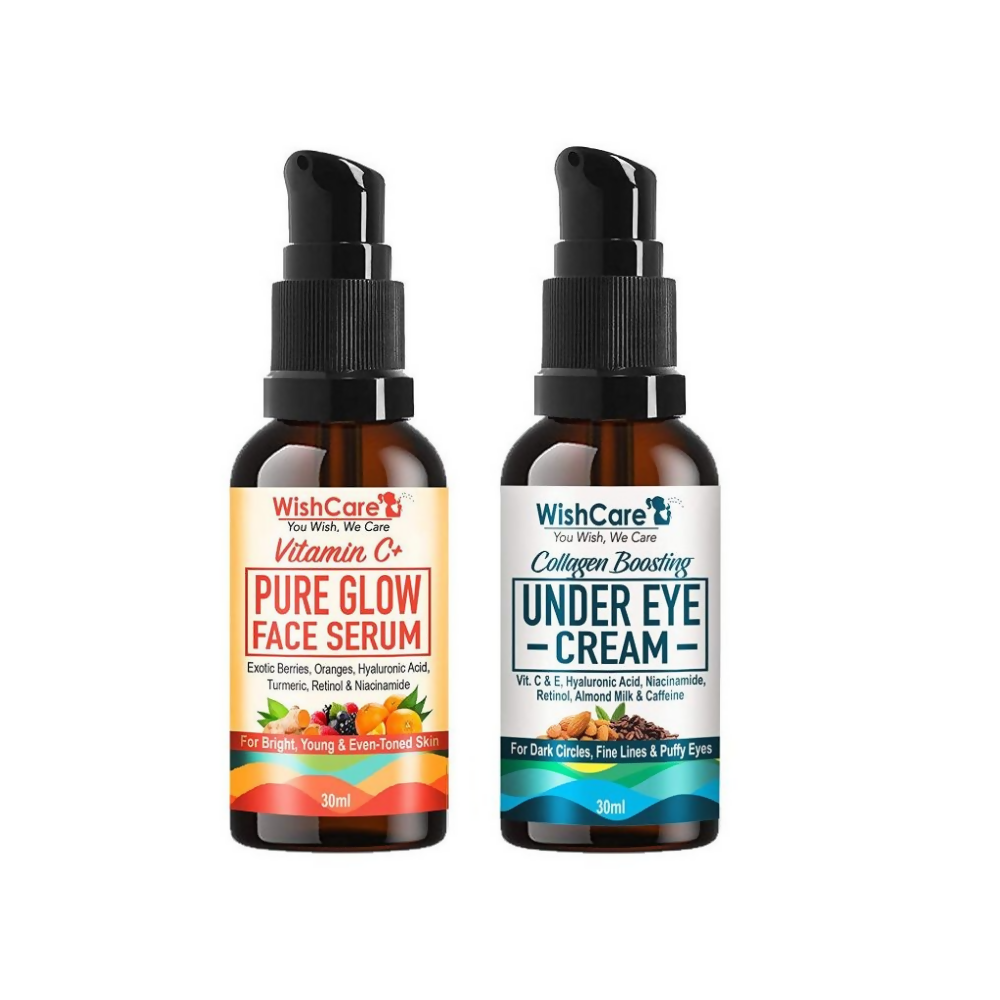 Image 1 of Wishcare Vitamin C Serum + Under Eye Cream Combo