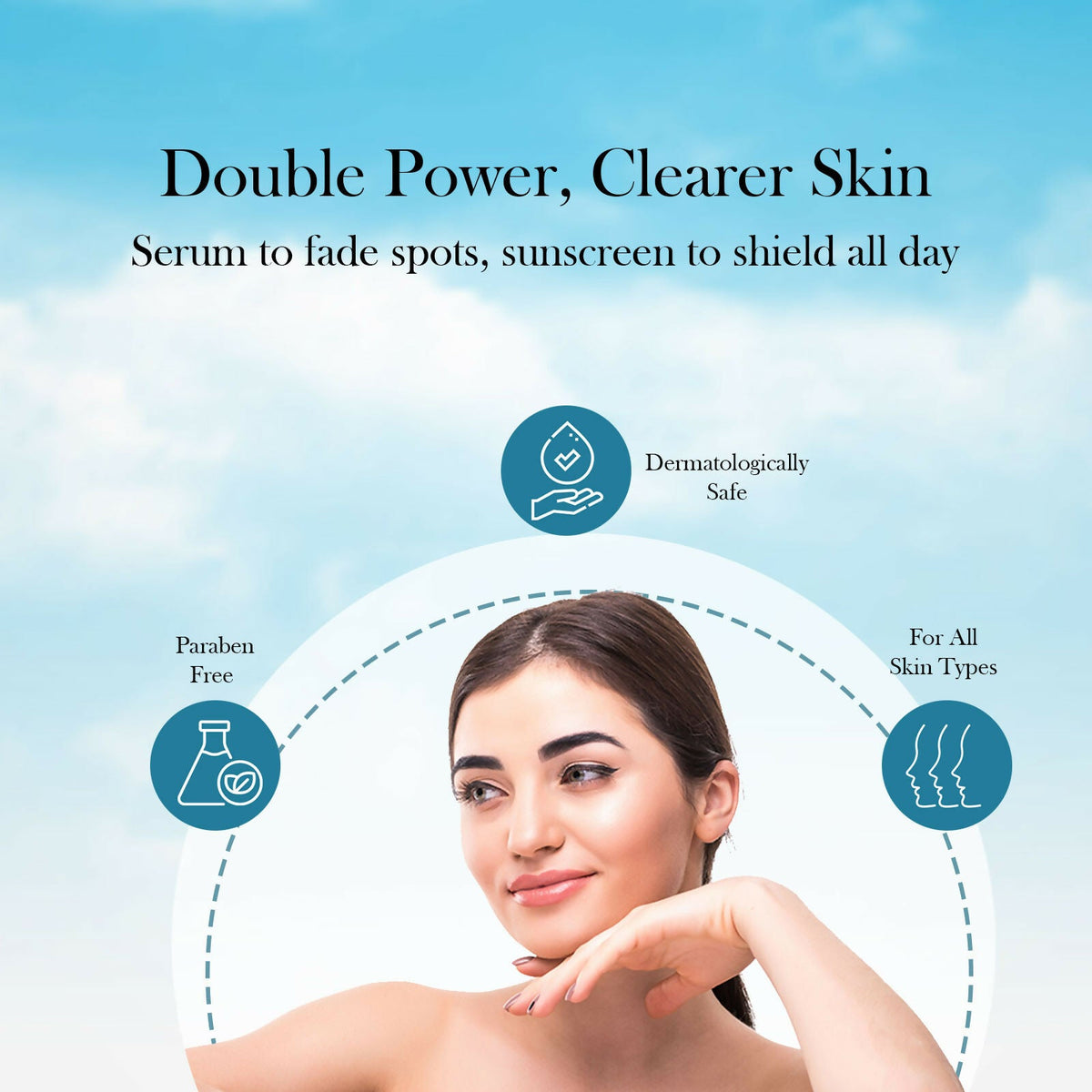 Image 4 of CareVeda Glutathione Skin Care Set of 2 | Face Serum & Sunscreen for Bright, Even-Toned Skin | Anti-Pigmentation & Glow Boost | For Men & Women