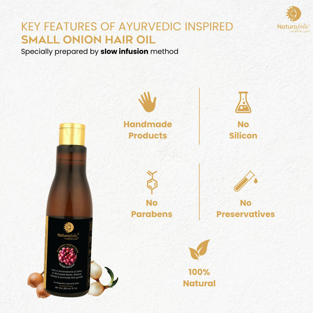 Image 2 of Prakruth Care Ayurvedic Inspired Onion Hair Oil