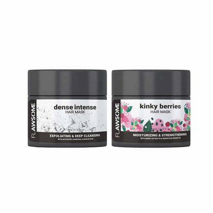 Image 1 of Combo Pack / Pack of 1 for the product Flawsome Kinky Clean Curls Duo Hair Mask
