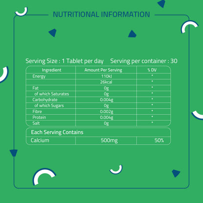 Image 5 of Laurik Advance Calcium Tablets For Strengthens Bones With Vegetables, Leafy Vegetables For Women And Men
