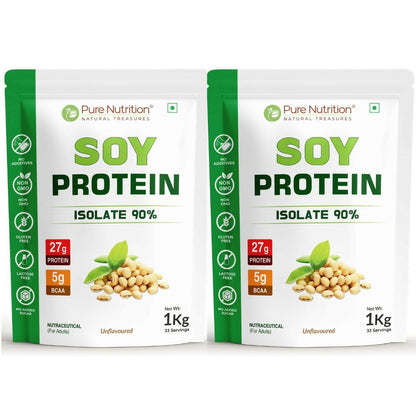 Image 2 of 1 kg / Pack of 2 for the product Pure Nutrition Soy Protein Isolate Powder