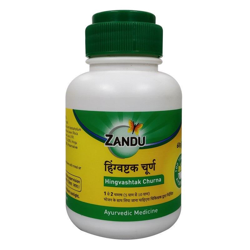 Image 1 of Pack of 1 / 60 gm for the product Zandu Hingvastak Churna