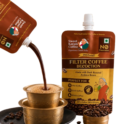 Image 1 of 100 ml for the product Sweet Karam Coffee Instant Filter Coffee Decoction