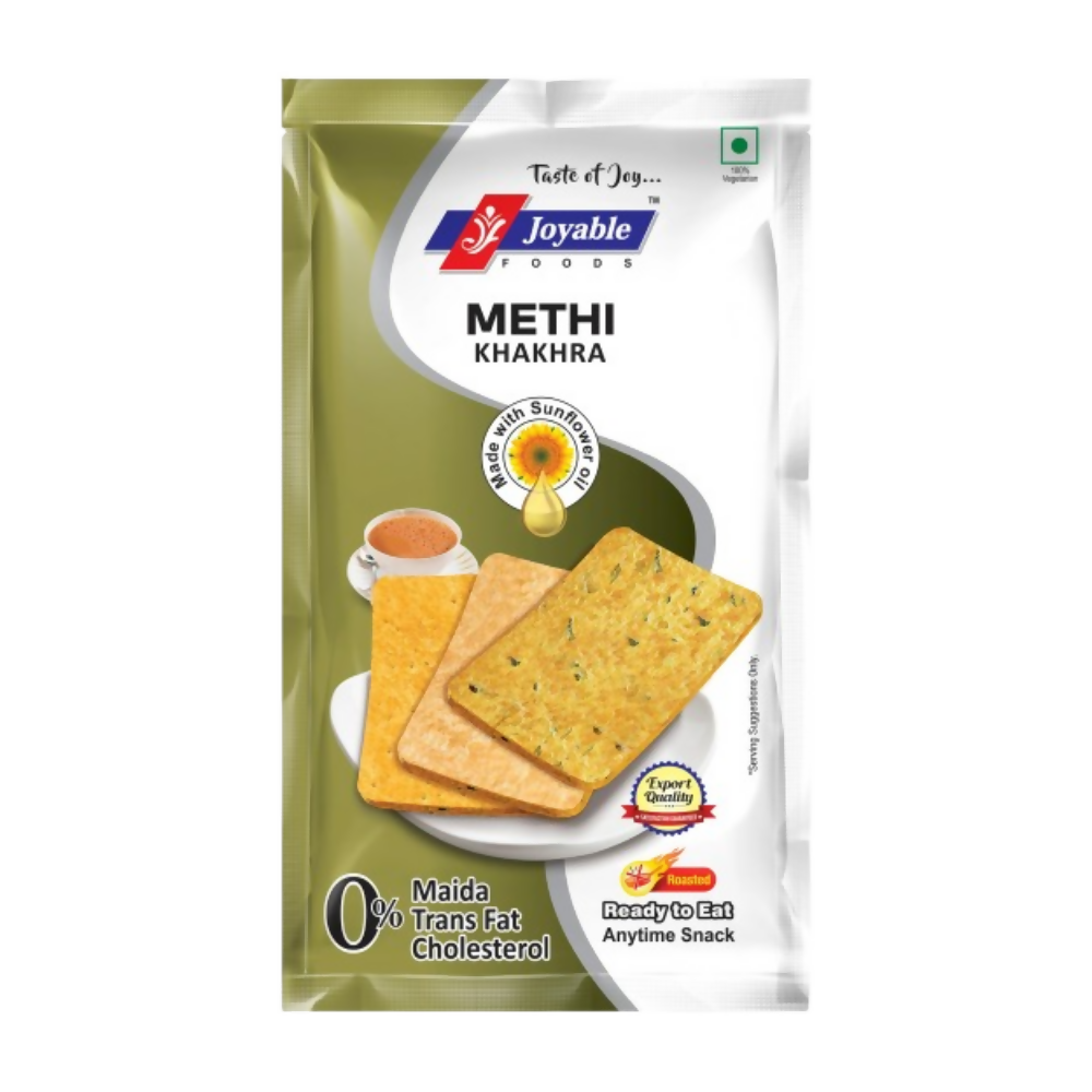 Image 1 of 40 gm for the product Joyable Methi Mini Khakhra