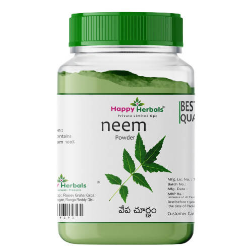 Image 1 of 100 gm for the product Happy Herbals Neem Powder