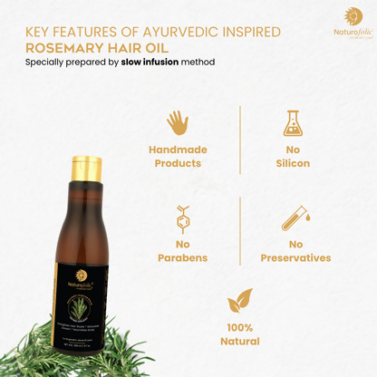 Image 2 of Prakruth Care Ayurvedic Inspired Rosemary Hair Oil