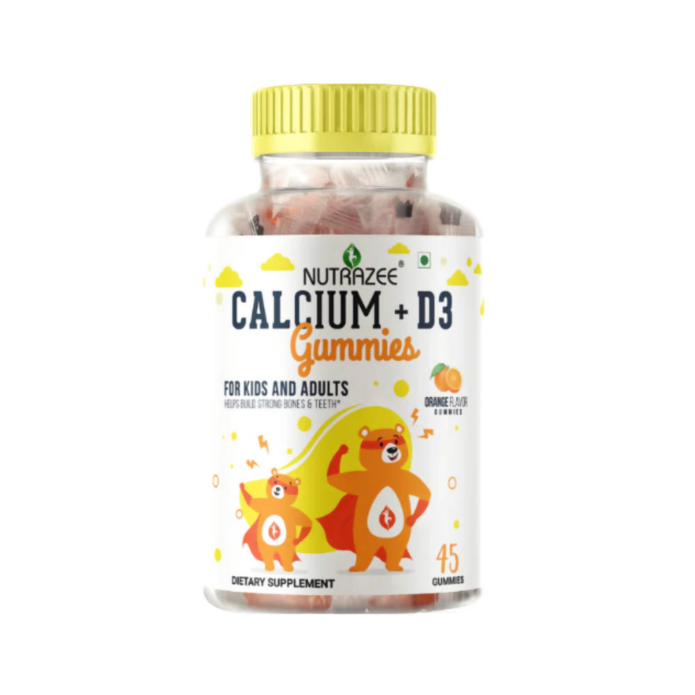 Image 1 of 45 gummies for the product Nutrazee Calcium + Vitamin D3 Gummies