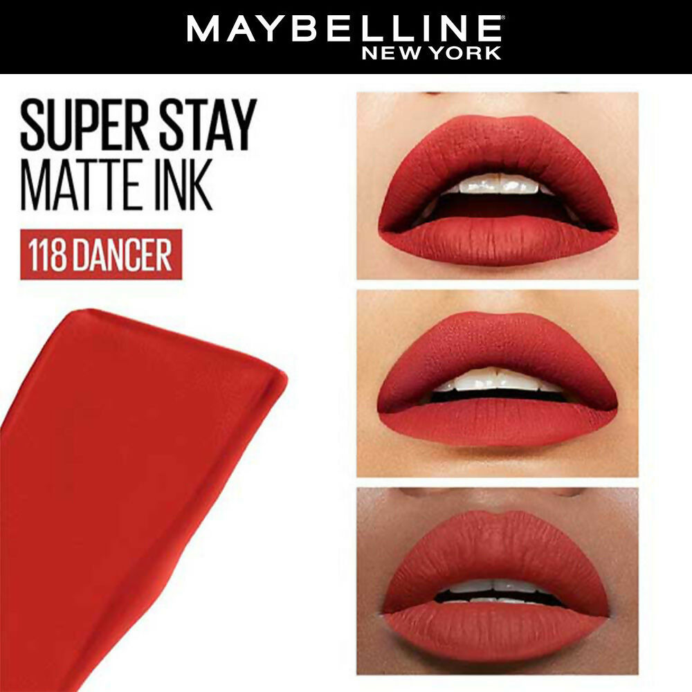Image 3 of Maybelline New York Super Stay Matte Ink Liquid Lipstick - 118 Dancer
