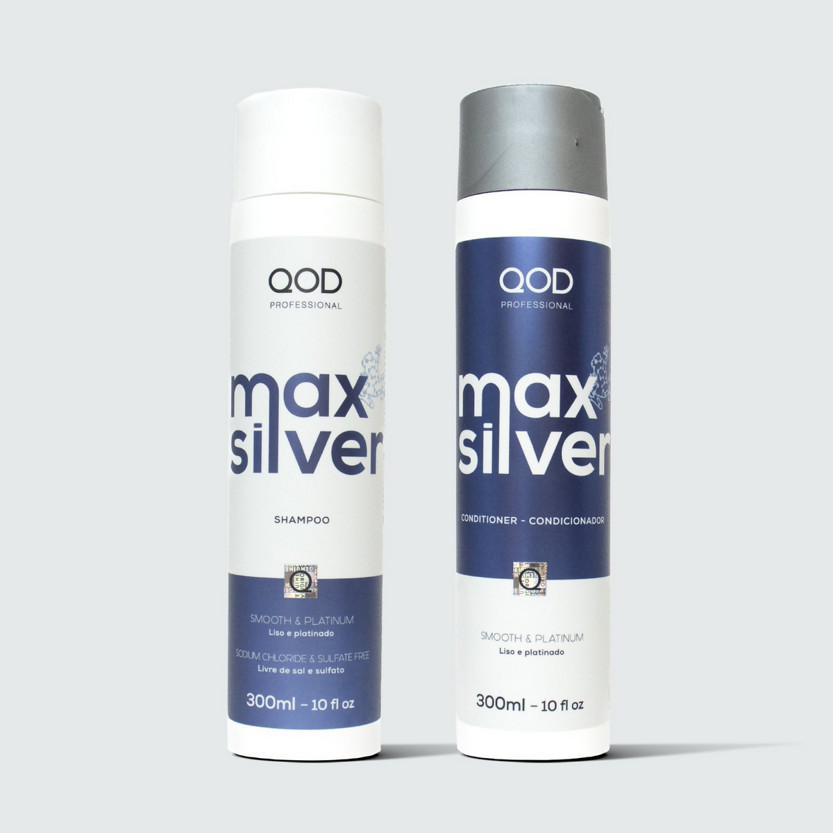 Image 1 of QOD Professional Max Silver Shampoo and Conditioner