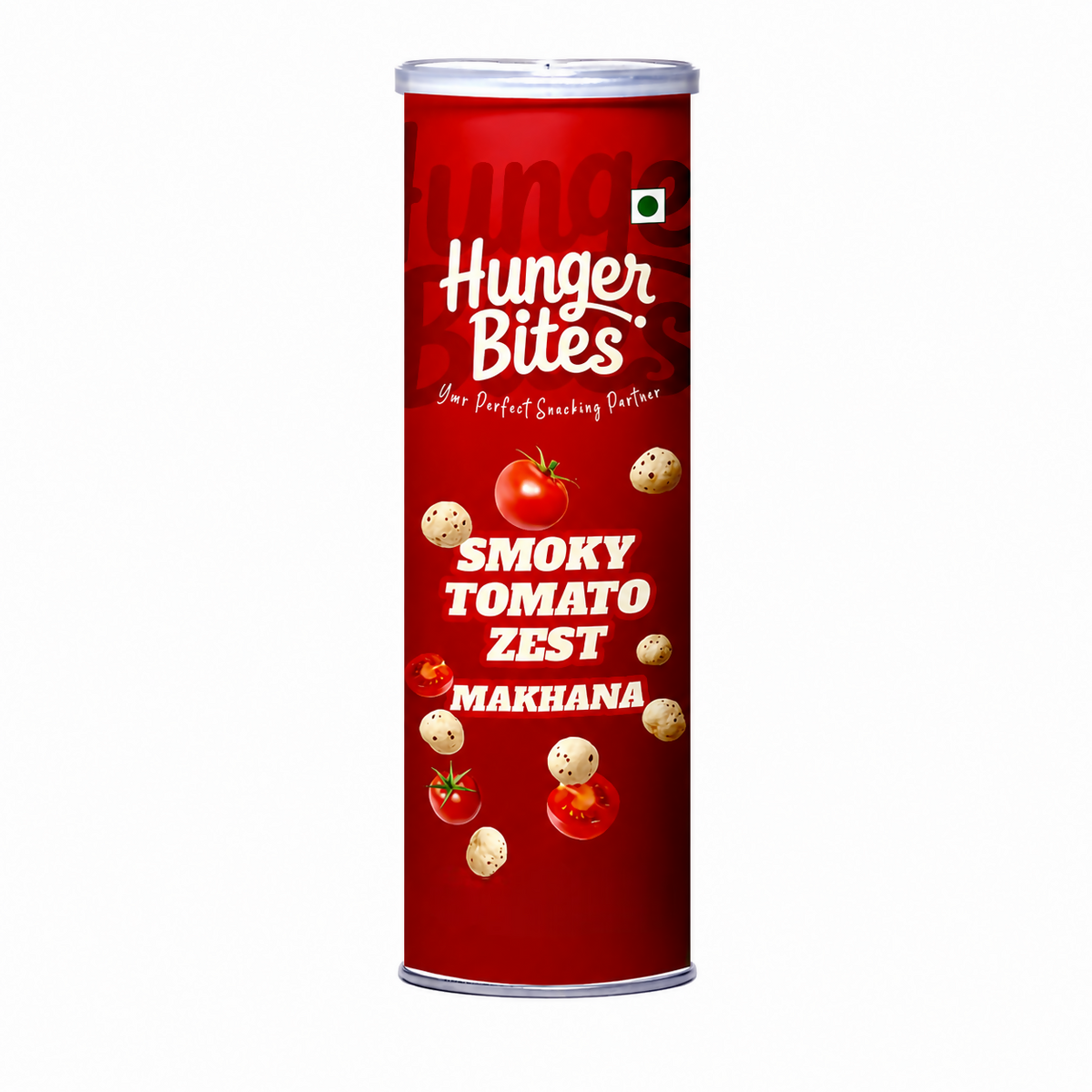 Image 3 of 90 gm / Pack of 1 for the product Hunger Bites Smoky Tomato Zest Makhana