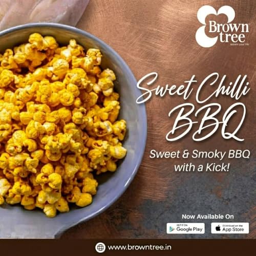 Image 3 of Browntree Popcorn Seasoning-Sweet Chilli BBQ-100g (Pack Of 2) |Each Pack 50g | Popcorn Seasoning Combo | Zero added Colours