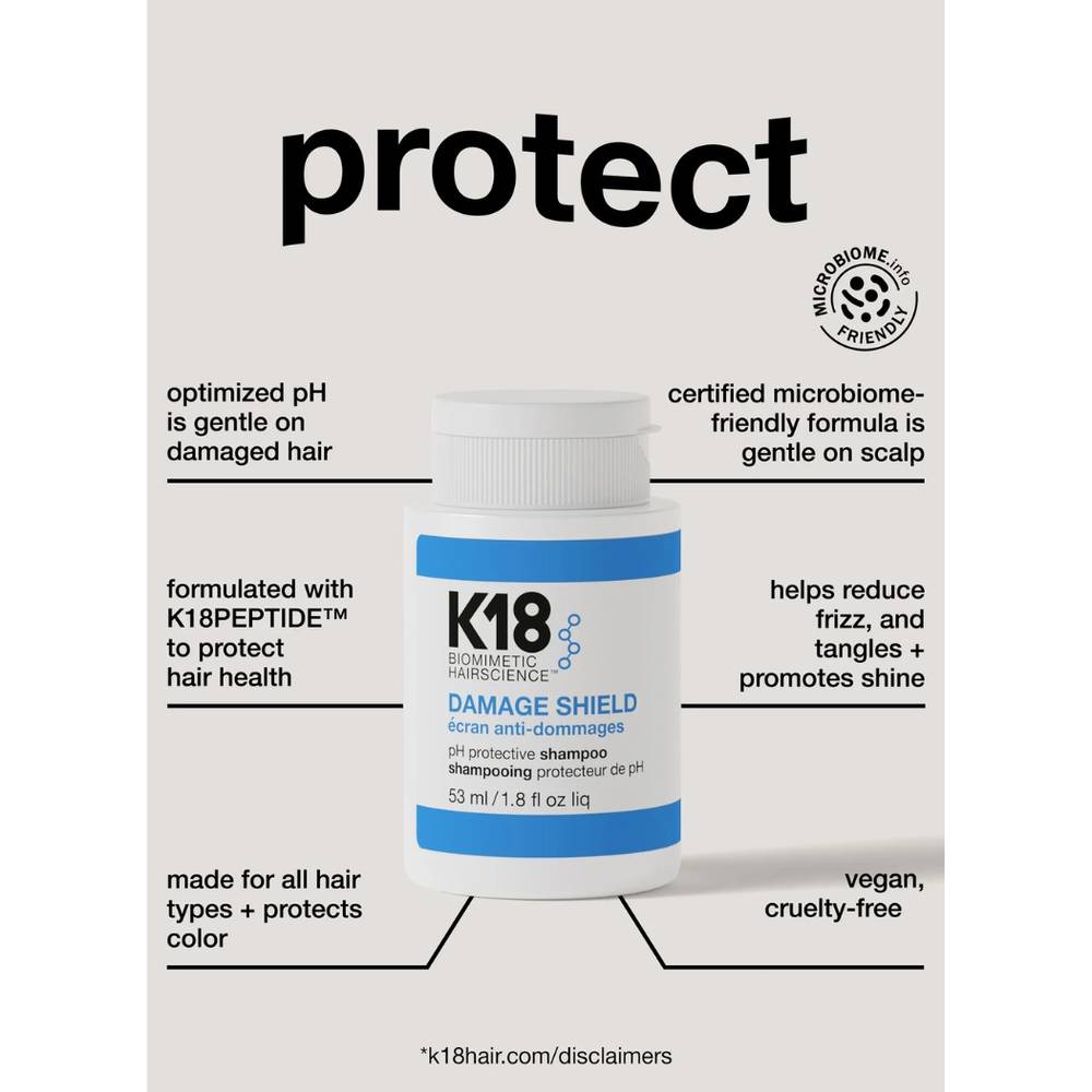 Image 10 of K18 DAMAGE SHIELD pH Protective Shampoo