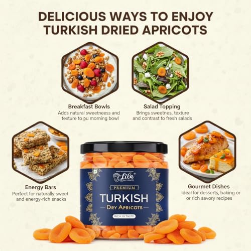 Image 5 of Lila Dry Fruits Turkish Apricots - 100 Grams