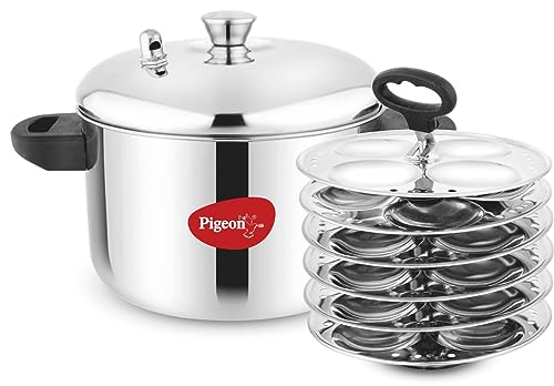 Image 4 of 6 Plate for the product Pigeon Stainless Steel Idly Maker 4 Plates Compatible with Induction and Gas Stove
