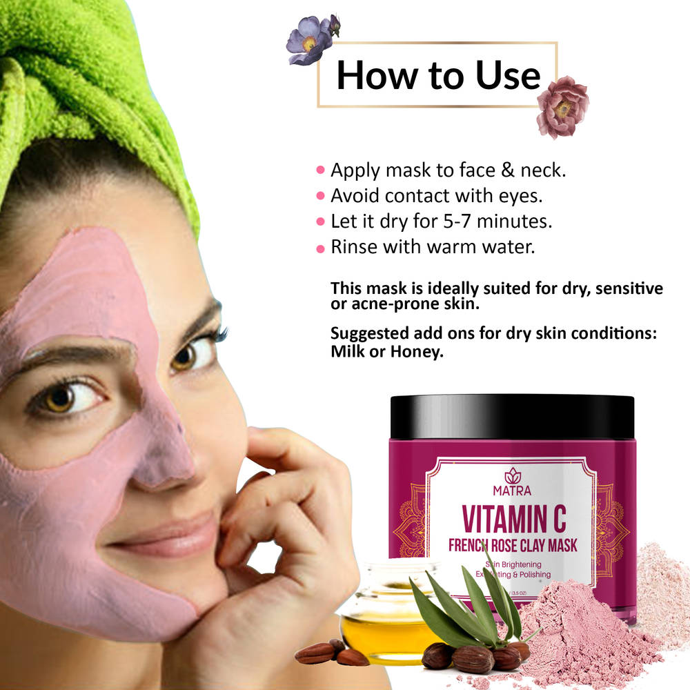 Image 4 of Matra Vitamin C French Rose Clay Mask