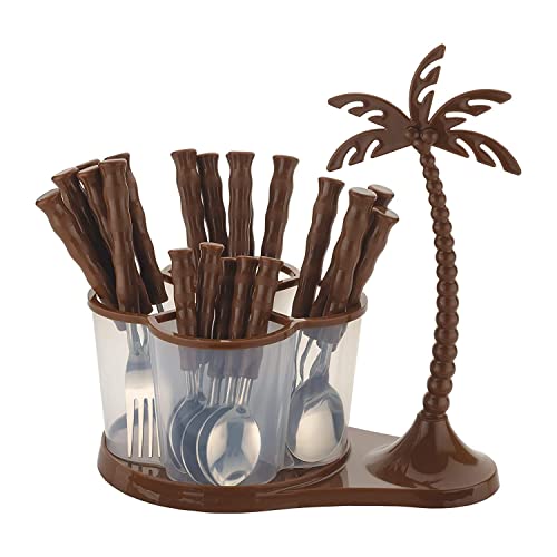 Image 4 of Xiran Antic Cutlery Set for Dining Table with Stand-24 Piece