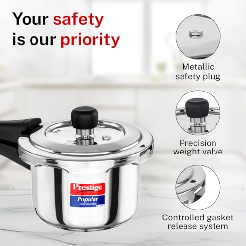 Image 7 of Prestige 1.5 Litre Stainless Steel Pressure Cooker