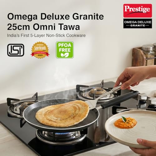 Image 3 of Prestige Omega Deluxe Granite Dosa Tawa 25cm