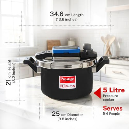 Image 4 of Prestige 5 Litre Hard Anodised Pressure Cooker