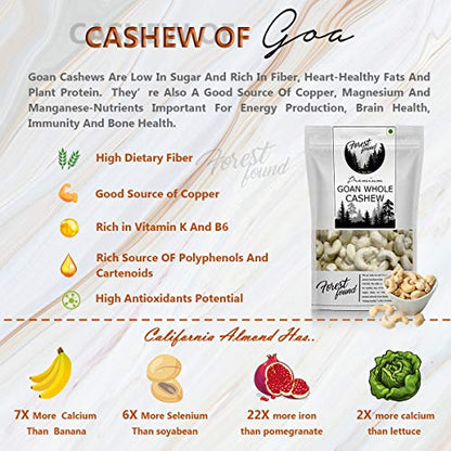 Image 9 of Forest Found Whole Goan Cashew Nuts W320 Grade